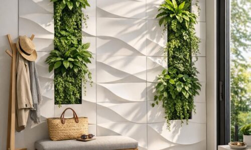 Leichte Wandpaneele mit überraschender Tiefe – so verwandeln Sie Ihren Eingangsbereich in ein modernes Highlight